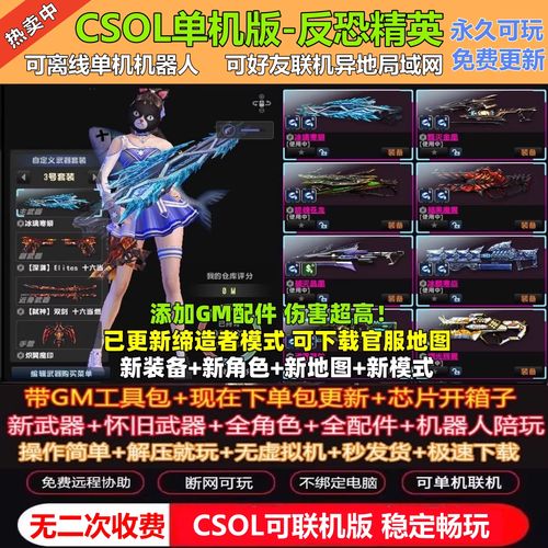 CSOL单机版电脑人数代码设置指南