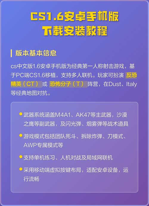 反恐精英单机版手机版下载攻略